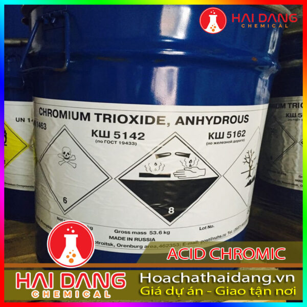 Hóa Chất Công Nghiệp Acid Chromic CRO3