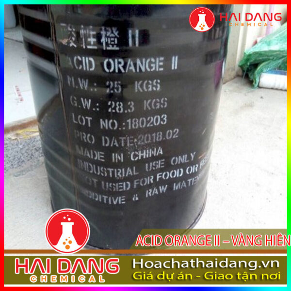 Acid Orange II – Vàng Hiên