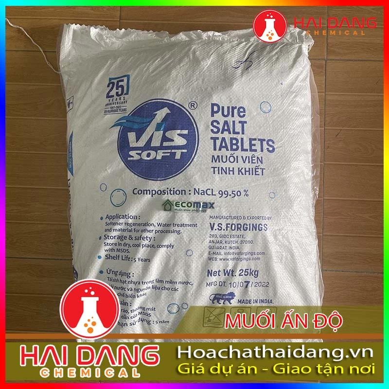 Hóa Chất Công Nghiệp Muối Viên Ấn Độ Vissoft