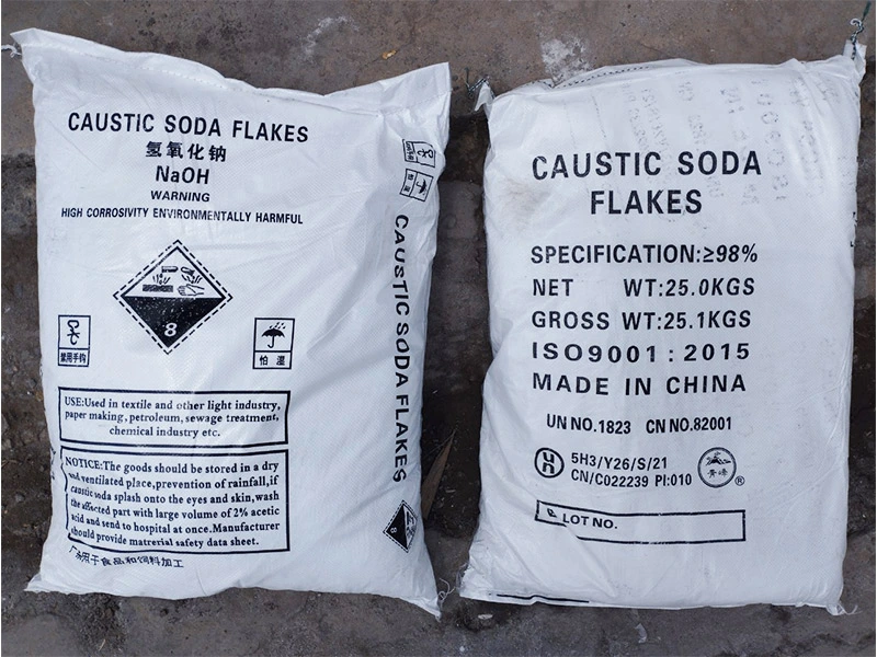 Sodium Hydroxide 99% NaOH Trung Quốc 25kg/bao