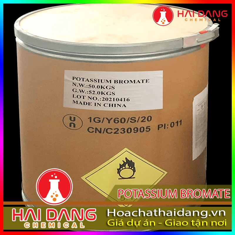 Hóa Chất Công Nghiệp Potassium Bromate – KBRO3