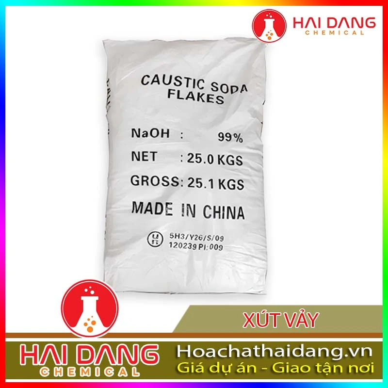 Hóa Chất Vệ Sinh Nhà Xưởng Xút Vảy Naoh