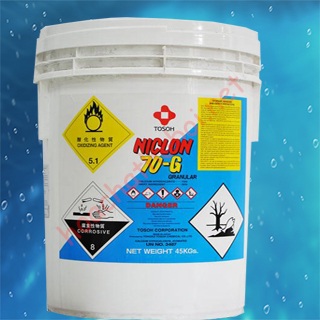 Hóa Chất Xử Lý Nước Bể Bơi Chlorine Nhật Niclon 70G