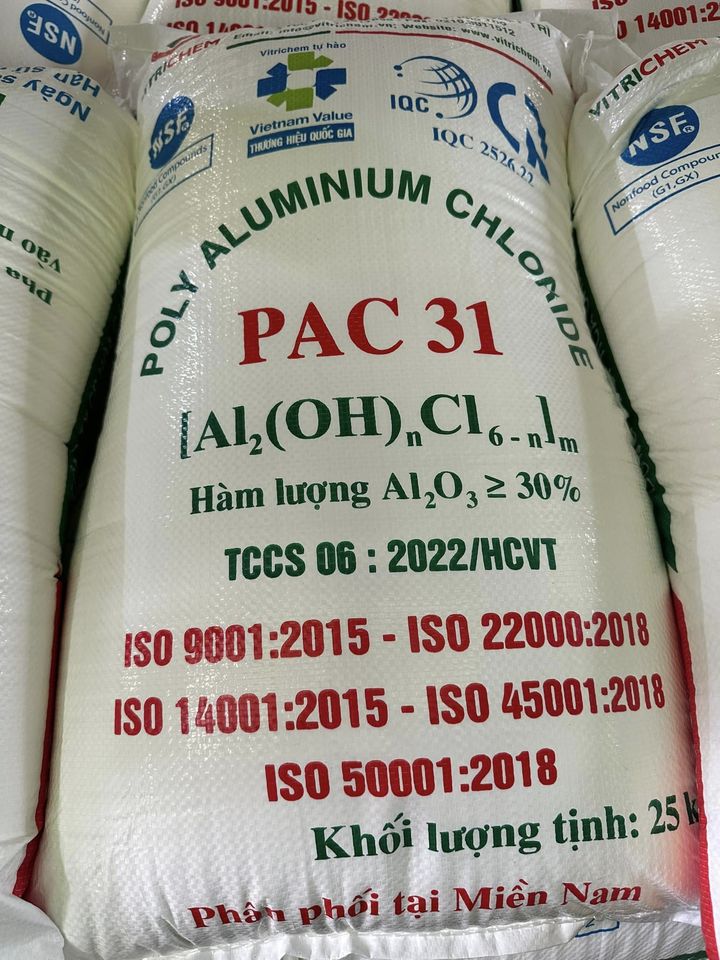 PAC Poly Aluminium Chloride Việt Trì 