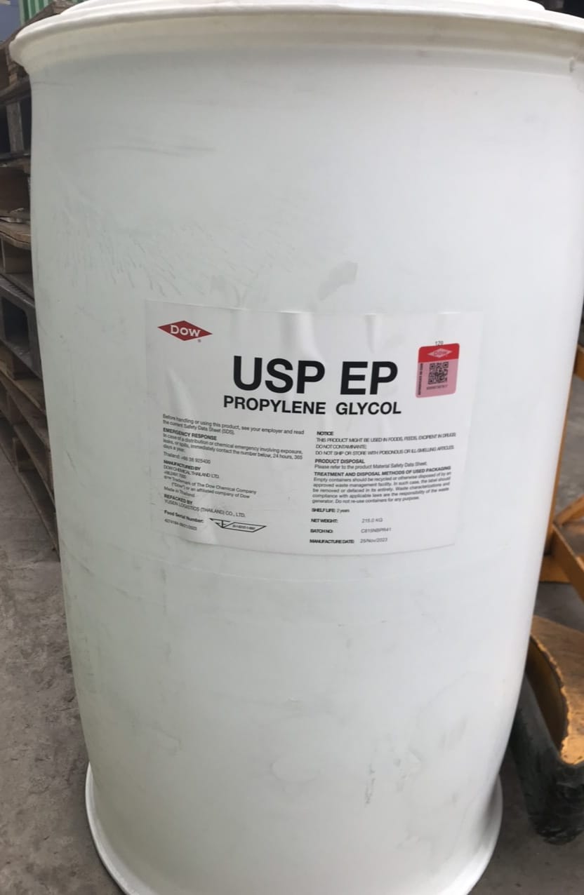 Propylene Glycol Hàng Thực Phẩm 