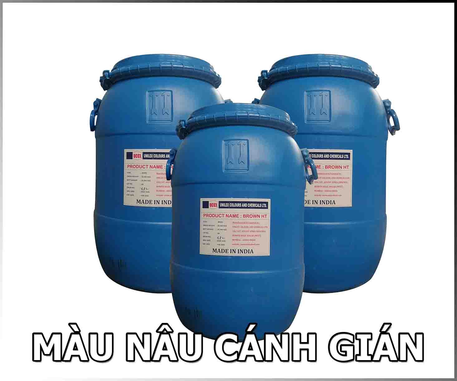 màu nâu cánh dán thùng 25kg