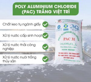 Chất Trợ Lắng Poly Aluminium Chloride PAC 31% Việt Nam