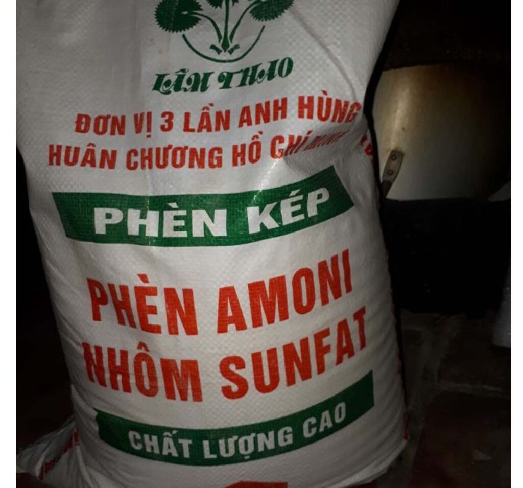 Hóa Chất Nhà Máy Nước Phèn Amoni Nhôm Sunfat