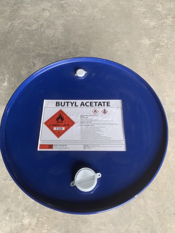 Butyl Acetat có dạng lỏng, nhớt, không màu