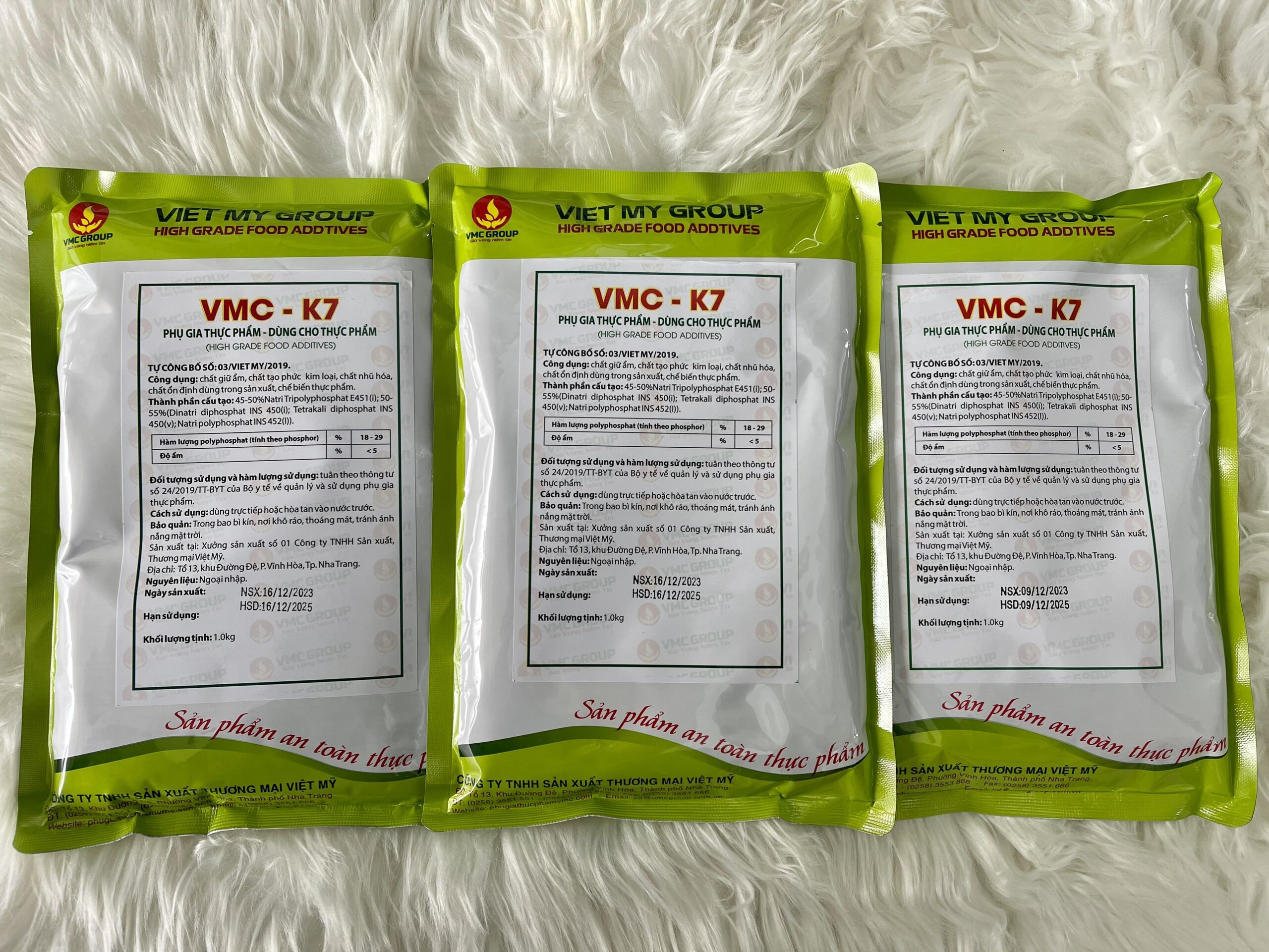 vmc k7 tạo độ dai cho giò chả